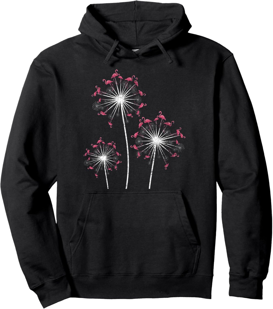 Pusteblumen Flamingo Pullover Hoodie