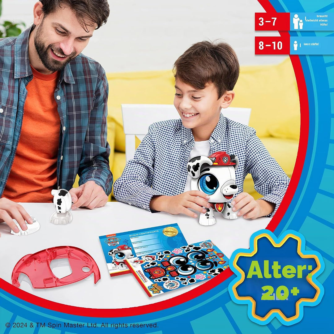 Goliath Build-A-Bot: Paw Patrol Marshall, Bausatz für Kinder ab 3 Jahren, MINT Educational Konstrukt