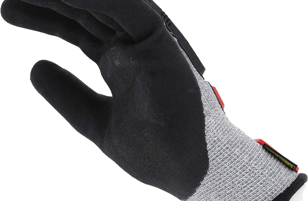 Mechanix Wear Mechanix Herren M-pact® Knit Cr5a5 rękawiczki (L, szare/czarne) Schnittfeste Handschuh