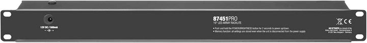 Adam Hall 19" Parts 87451 PRO - 19" LED Array Rack Light 1 HE weiss