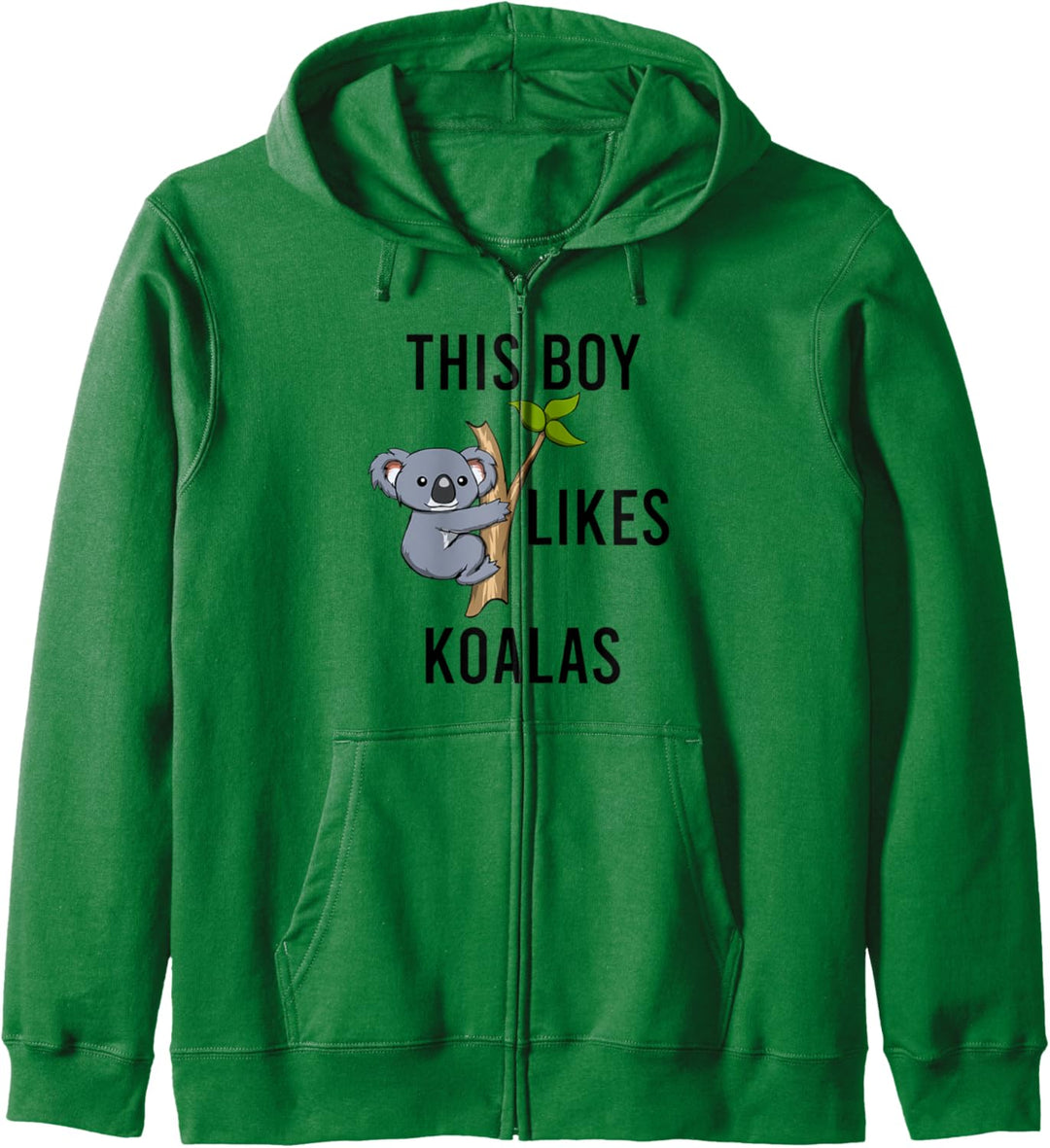 Australischer Koala Bär Lustiger Spruch Junge mag Koalas Kapuzenjacke
