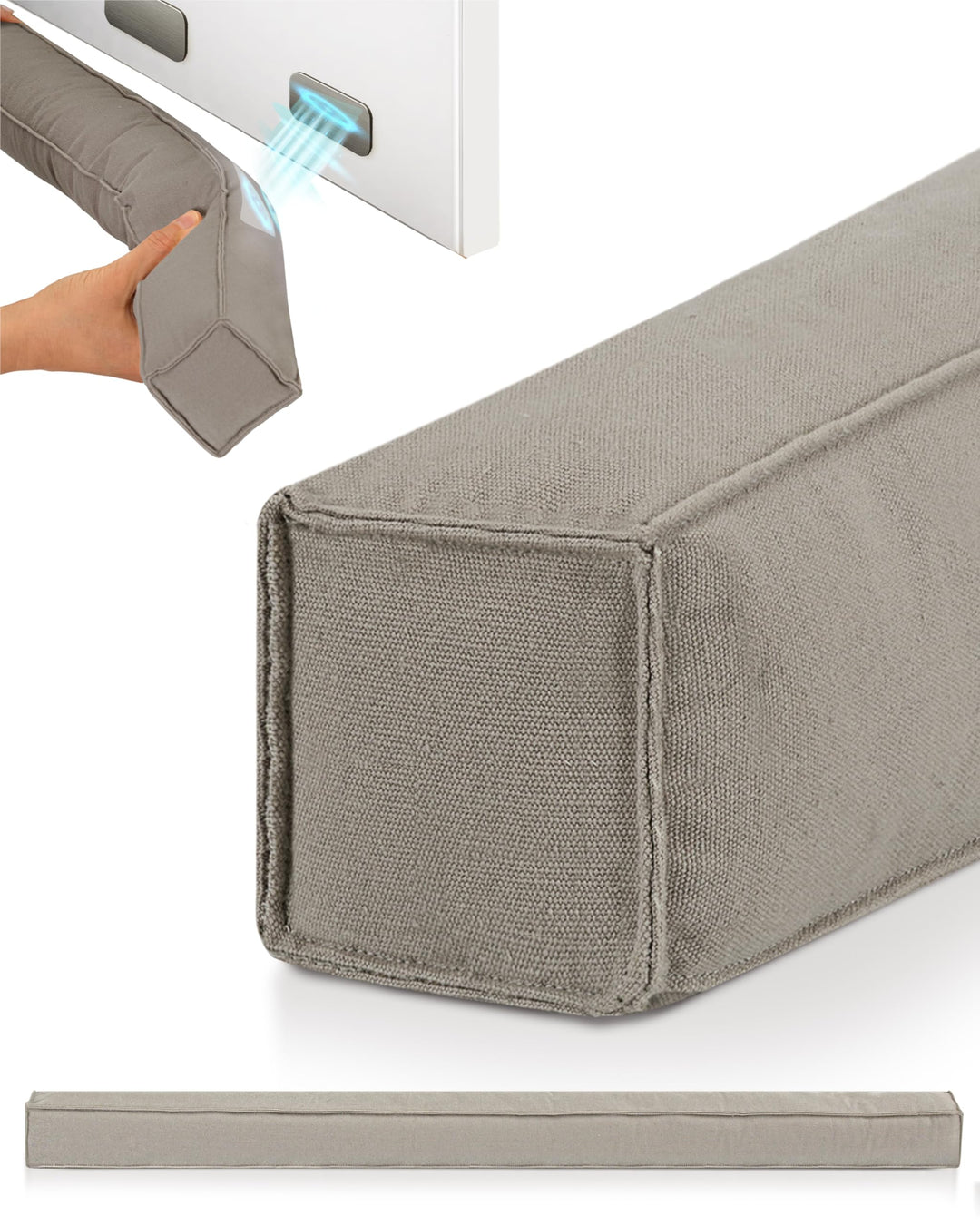 Beautissu Magnetischer Zugluftstopper für Türen 90cm – Wärmeschutz & Kälteschutz Türluftstopper mit
