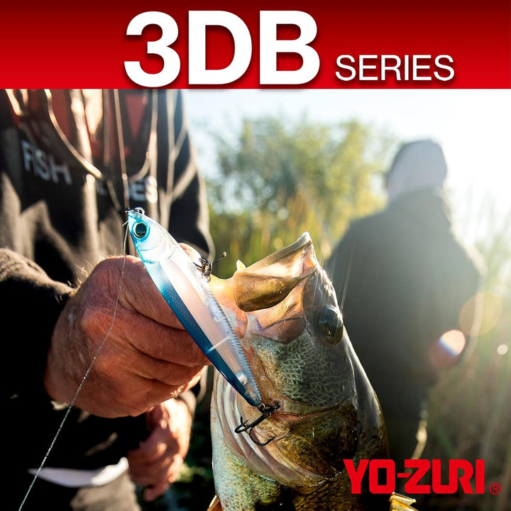 Yo-Zuri Schwimmender 3DB Popper 3-Inch Prism Gold Schwarz, 3-Inch Prism Gold Schwarz