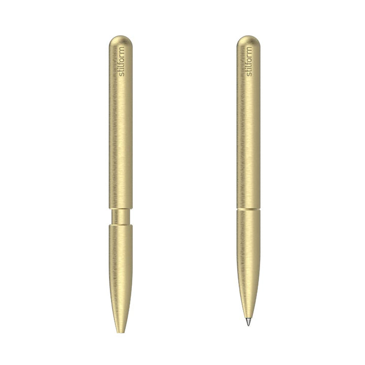 stilform 200034 Kugelschreiber – patentierter Ballpoint Pen, verschiebbare Kappe mit Magnet – Messin