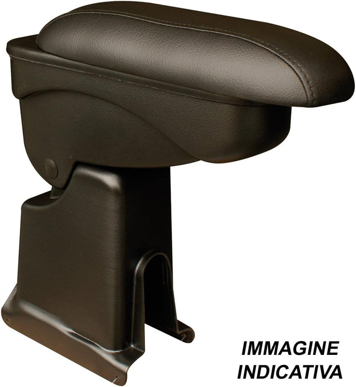 Cora 000159015 Personalisierte Auto-Mittelarmlehne mit Ablagefach schwarz, schwarz