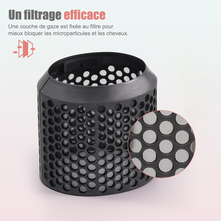 Filterdeckel und Reinigungsbürste für Dyson HS01 HS05 Airwrap Ersatzfilter Zubehör Externer Filter M