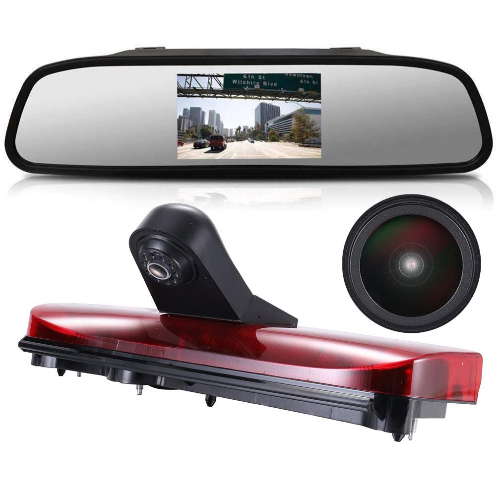 1280 x 720 Pixels 1000TV Lines Auto Top Mount Third 3. Brake Bremsleuchte Kamera Bremslicht Rückfahr