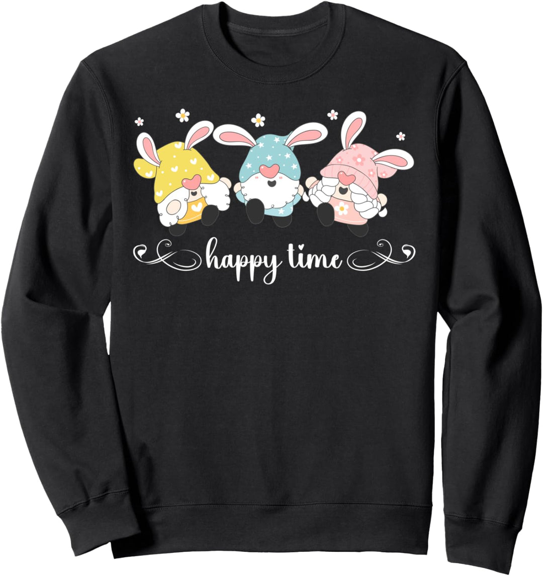 Ostern Gnome, Osterwichtel mit Hasenohren, Osterfeier Sweatshirt