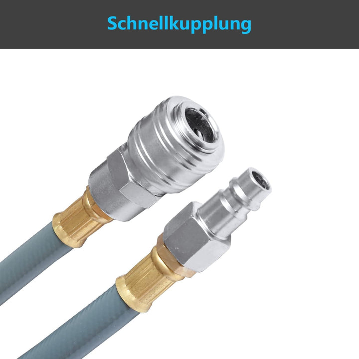 Izrielar 20+2m Druckluftschlauch Aufroller Automatisch, Schlauchaufroller mit 1/4'' Anschluss, Autom