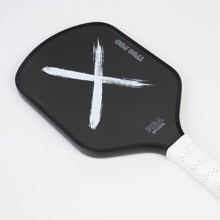 PRO Pickleball Schläger – T700 Carbon, 16mm Honeycomb, Angeraute Oberfläche für Top Spin, Verlängert