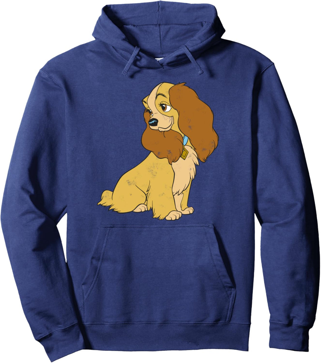 Disney Lady And The Tramp Lady Vintage Portrait Pullover Hoodie