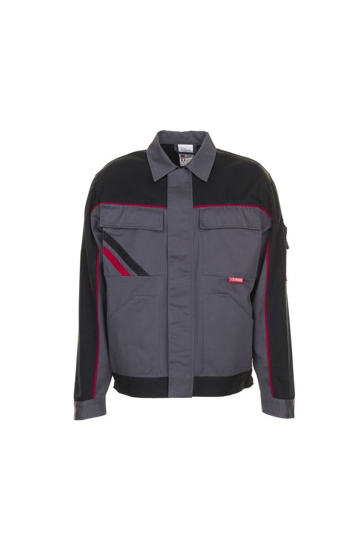 PLANAM Bundjacke HIGHLINE, Farbe schiefer/schwarz/rot, Grösse 56 Schiefer/Schwarz/Rot 56, Schiefer/S