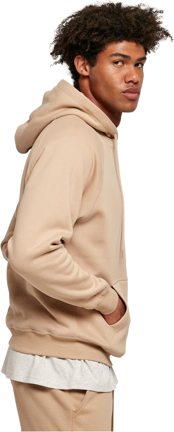 Urban Classics Herren Blank Hoody Kapuzenpullover L Unionbeige, L Unionbeige