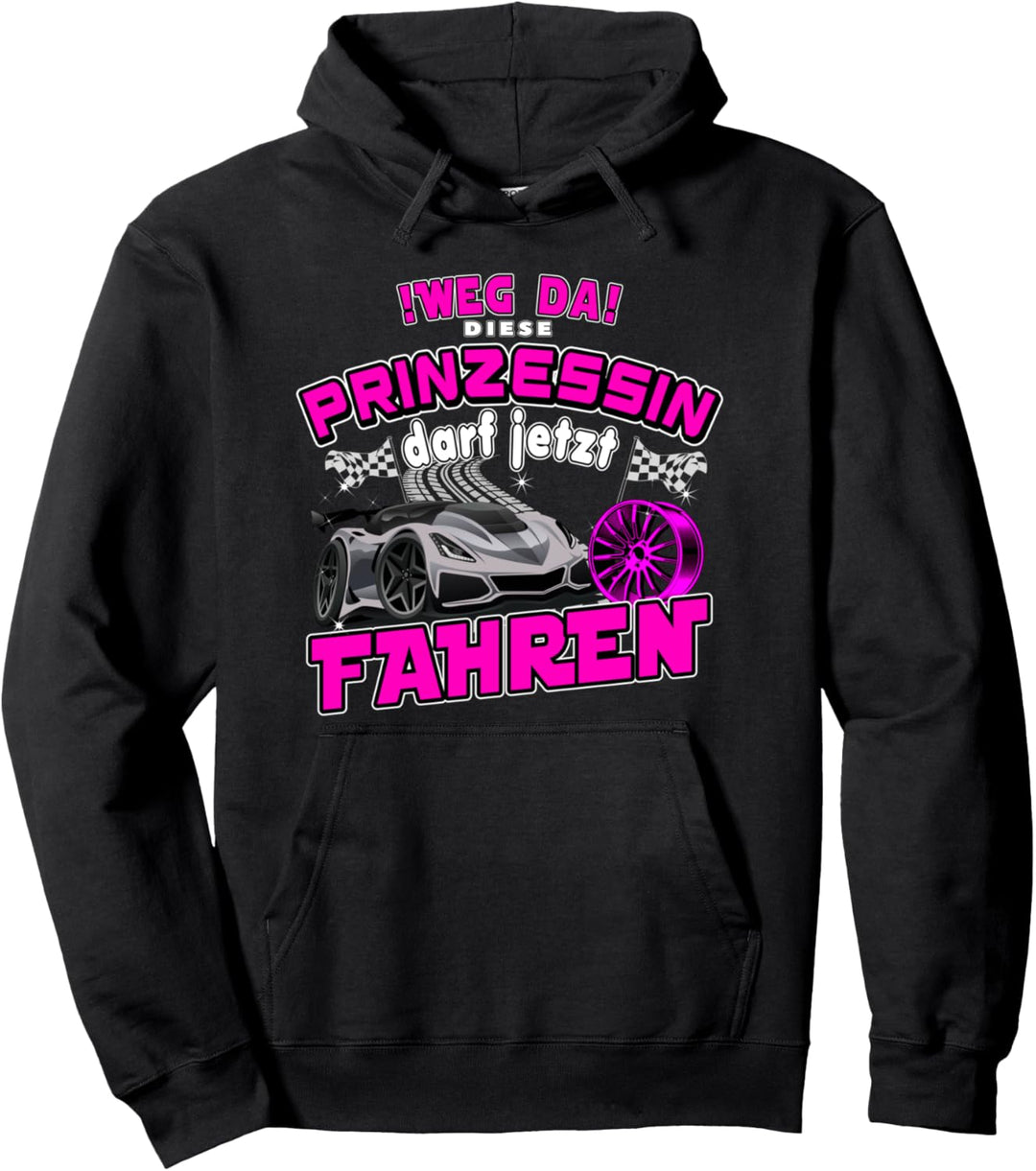 weg da ich darf jetzt fahren Führerschein bestanden Pullover Hoodie