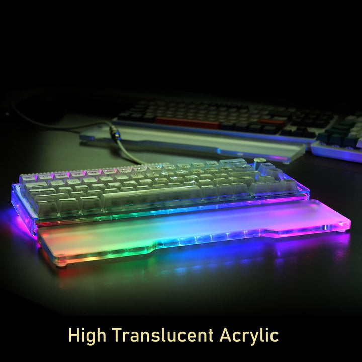 MAMBASNAKE Handgelenkauflage für Tastatur, Ergonomisches Tastaturpad aus Acryl für 100% Tastatur - K