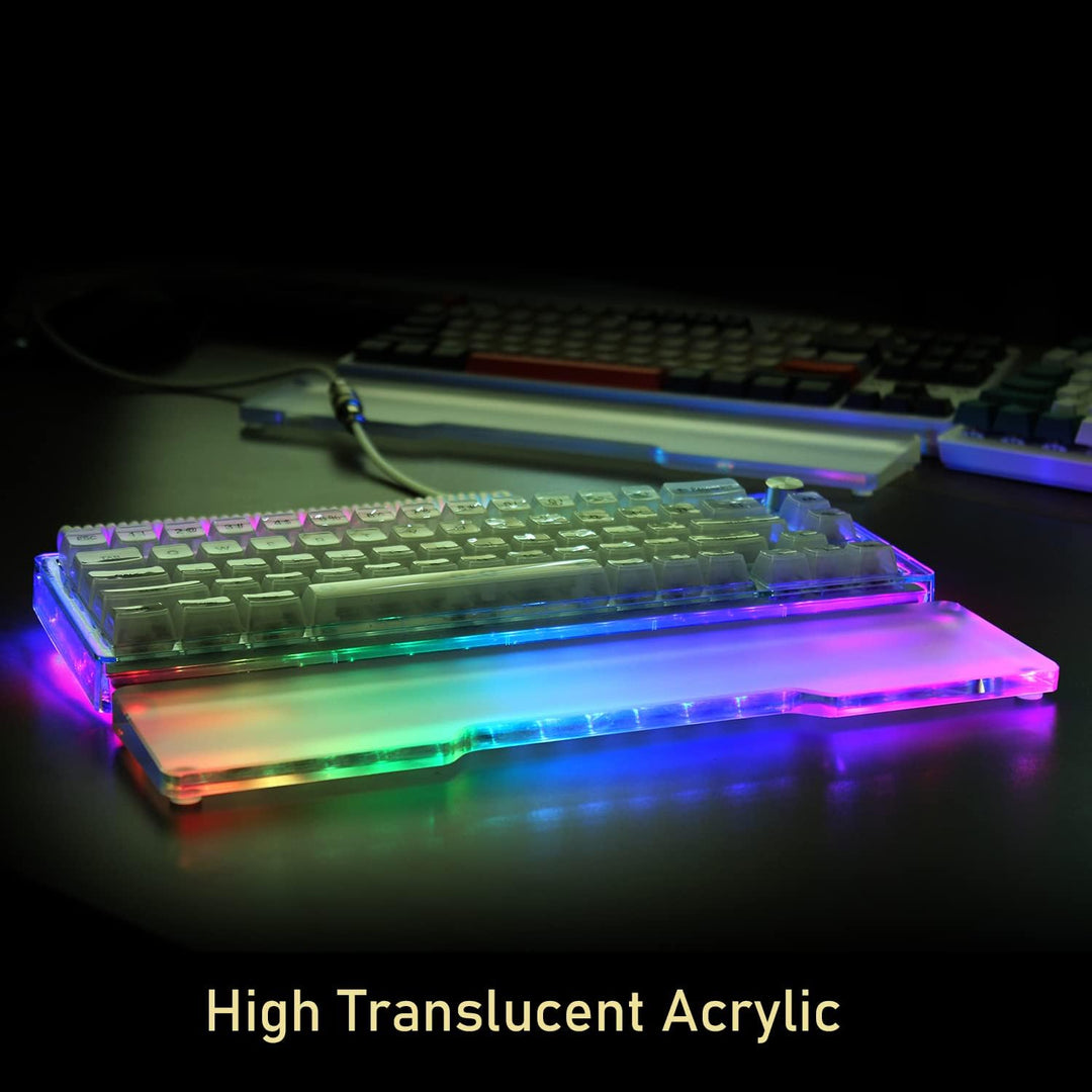 MAMBASNAKE Handgelenkauflage für Tastatur, Ergonomisches Tastaturpad aus Acryl für 60% Tastatur - Ke
