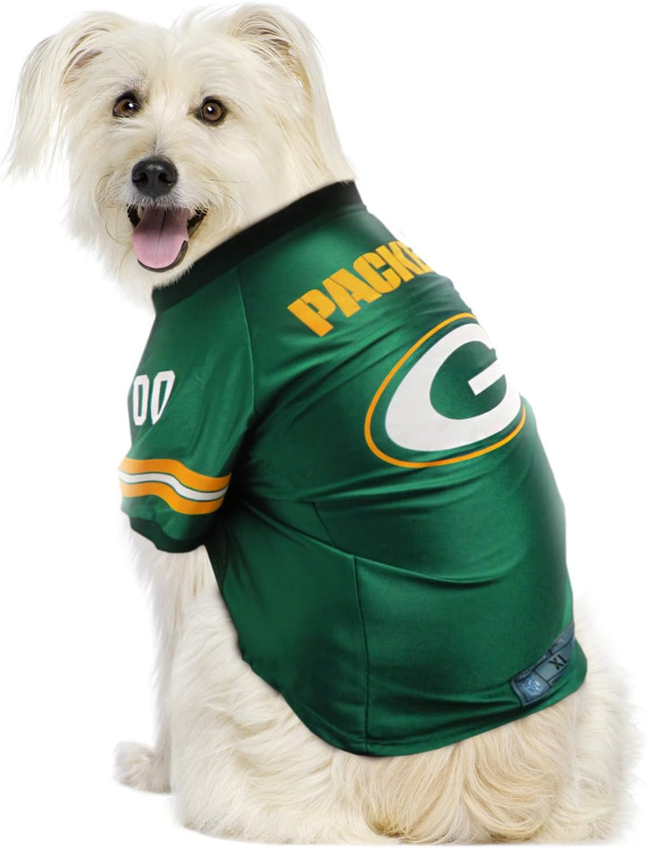 NFL Premium Pet Jersey Green Bay Packers Large, Green Bay Packers L (Neck: 14", Girth: 20"-25", Back