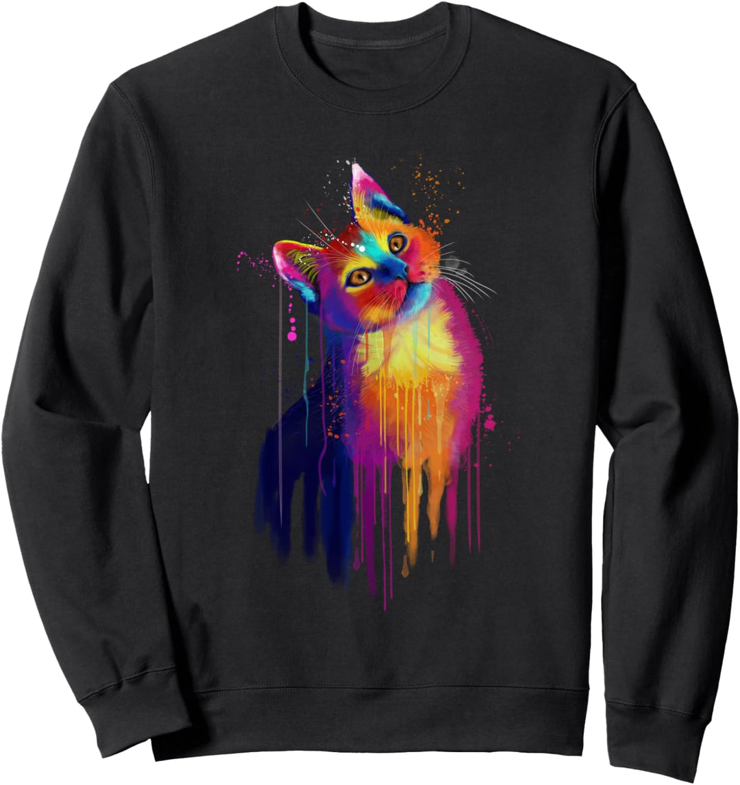 Katze für Katzen Mama Sweatshirt
