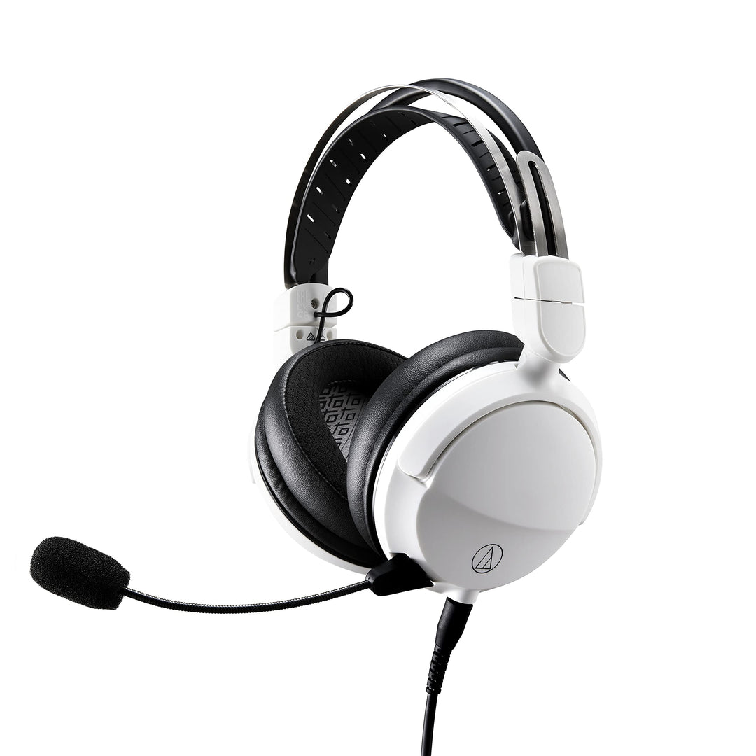 Audio-Technica GL3 Geschlossenes Hi-Fi-Gaming-Headset Weiss White, White