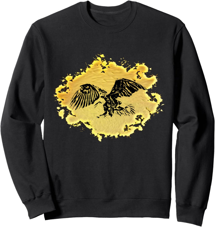 Adler Raubvogel Vögel Tiere Krallen Schnabel Sweatshirt