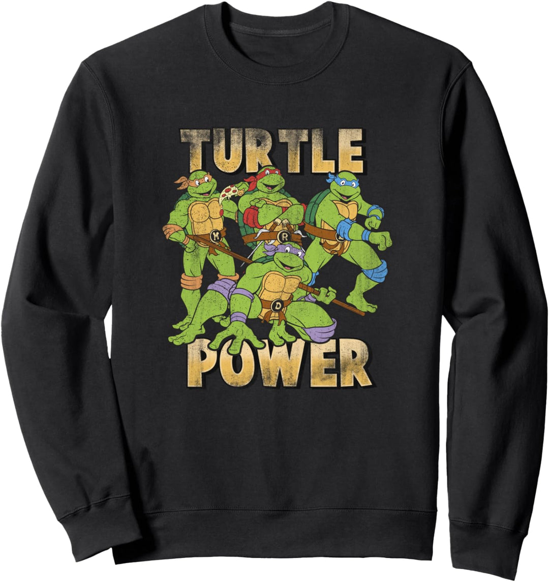 Teenage Mutant Ninja Turtles Schildkröte Macht Gruppenpose Sweatshirt