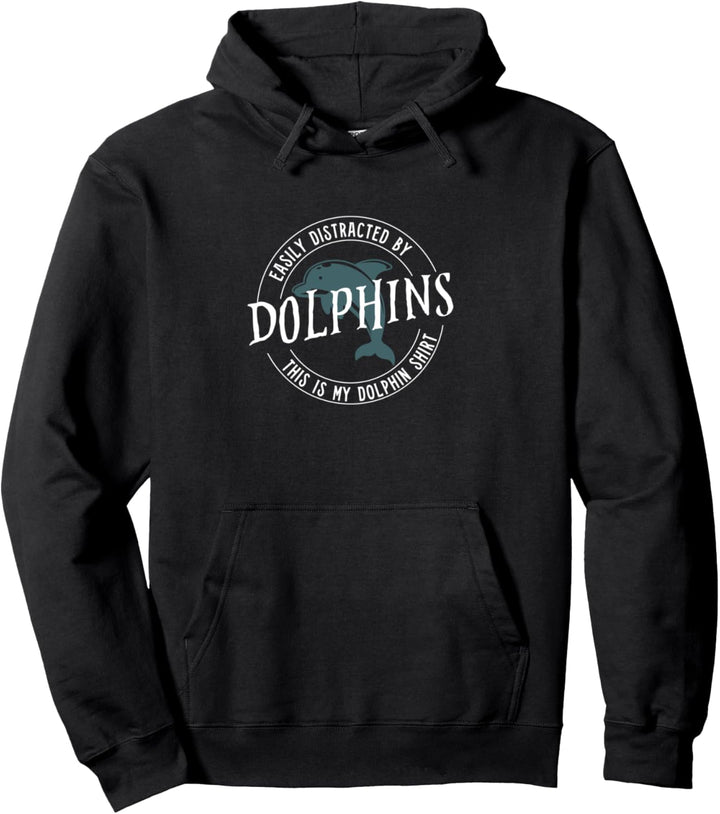 Niedliche Delphine Meerestiere Wildtiere Natur Pullover Hoodie