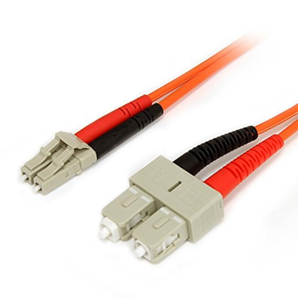 StarTech.com 1m Multimode 62,5/125 Duplex LWL-Patchkabel LC, SC, Glasfaser Netzwerkkabel 1 m LC-SC,