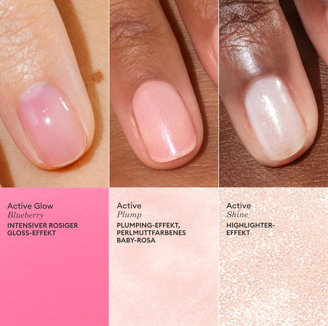 Manucurist Active Icons Trio Nagellack Weihnachtsset – Active Glow Blueberry, Active Shine, Active P