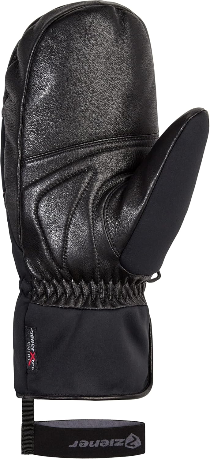 Ziener Herren Garcelo Ski-Fäustling/Wintersport | Primaloft, Soft-Shell 9.5 Schwarz, 9.5 Schwarz