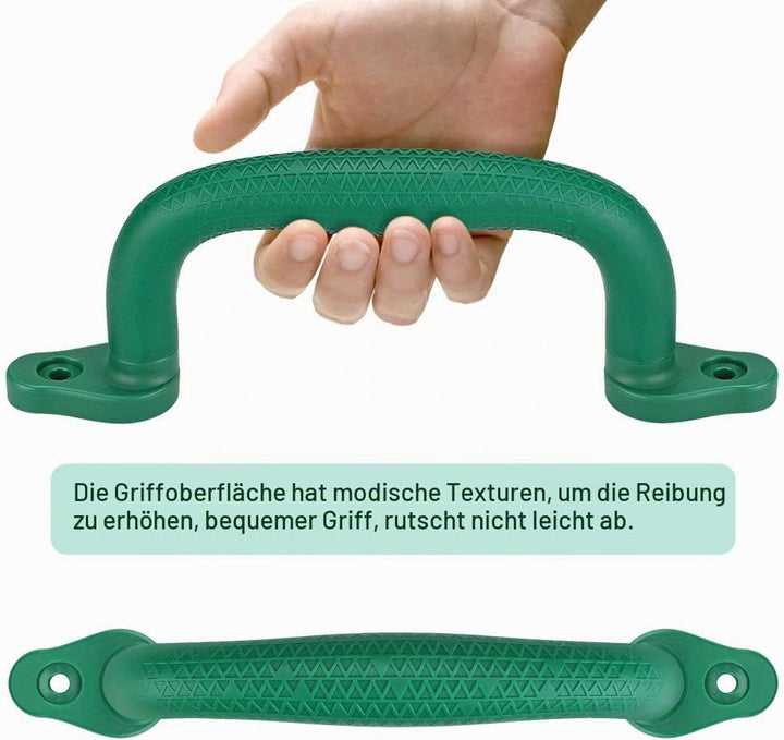 Dolibest 8er Klettergriffe, 18cm Haltegriffe Kinder Indoor Outdoor Spielturm Handgriffe für Spielpla