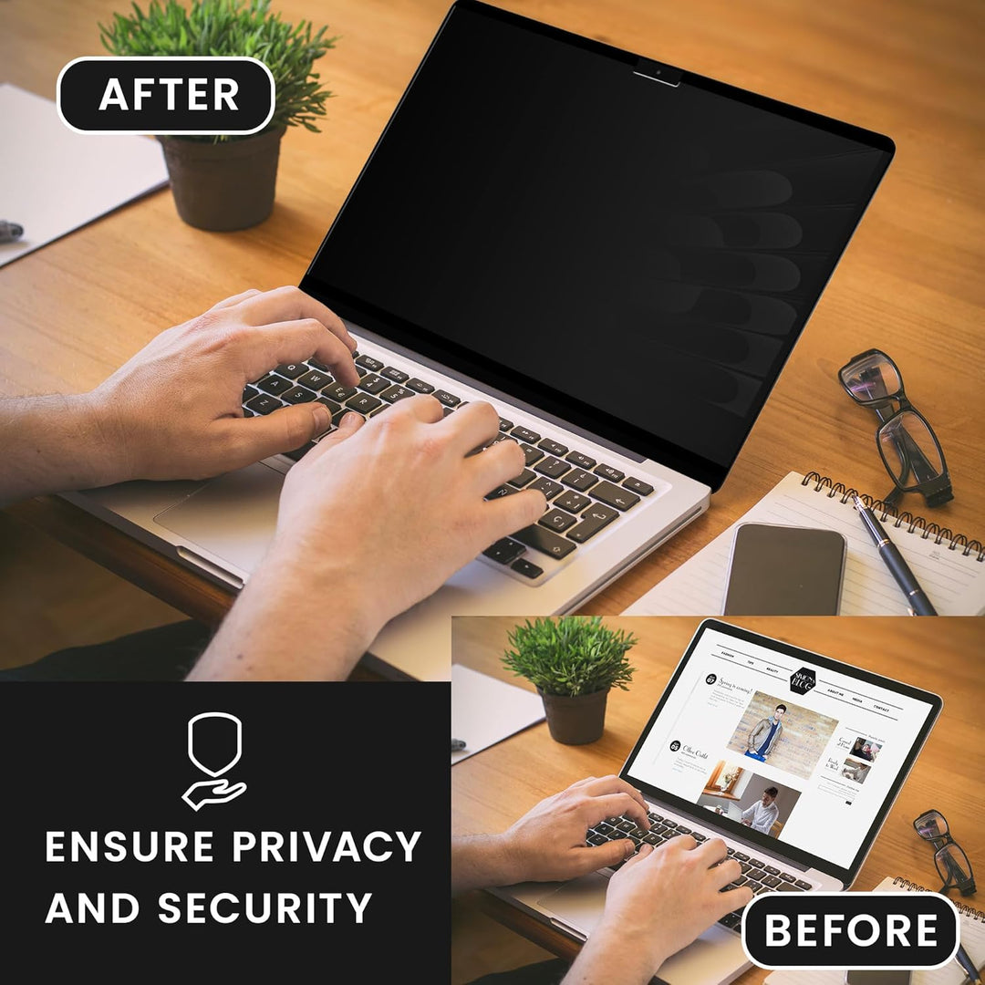 kwmobile Sichtschutzfolie für Apple MacBook Pro 16" (2019) A2141 Folie - Blickschutzfolie Privacy Sc