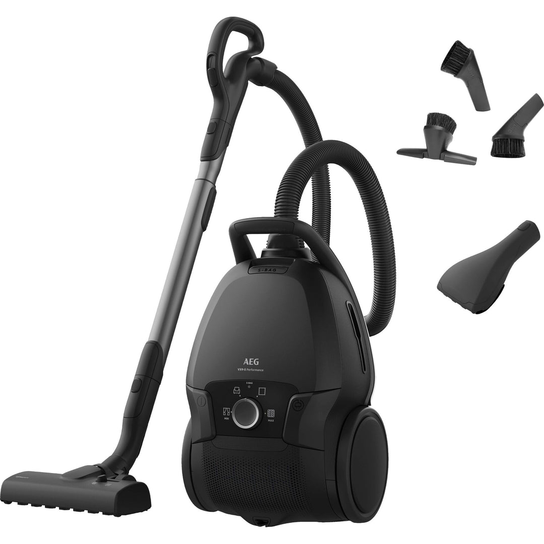 AEG Staubsauger mit Beutel, Leise 69 dB, HEPA‑Filter für Hygienisch Saubere Luft, 5 L Staubbeutel, M