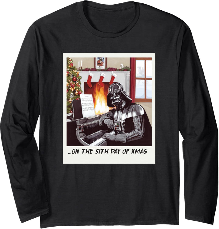 Star Wars Darth Vader Sith Day of Xmas Holiday Langarmshirt