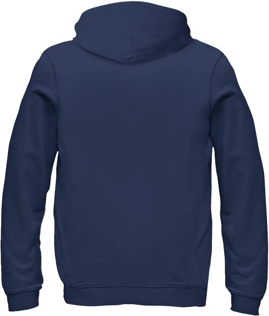 Disney Pixar Wall-E Eve Christmas Light Wrap Boys Hoodie, Navy Blue Heather, Small