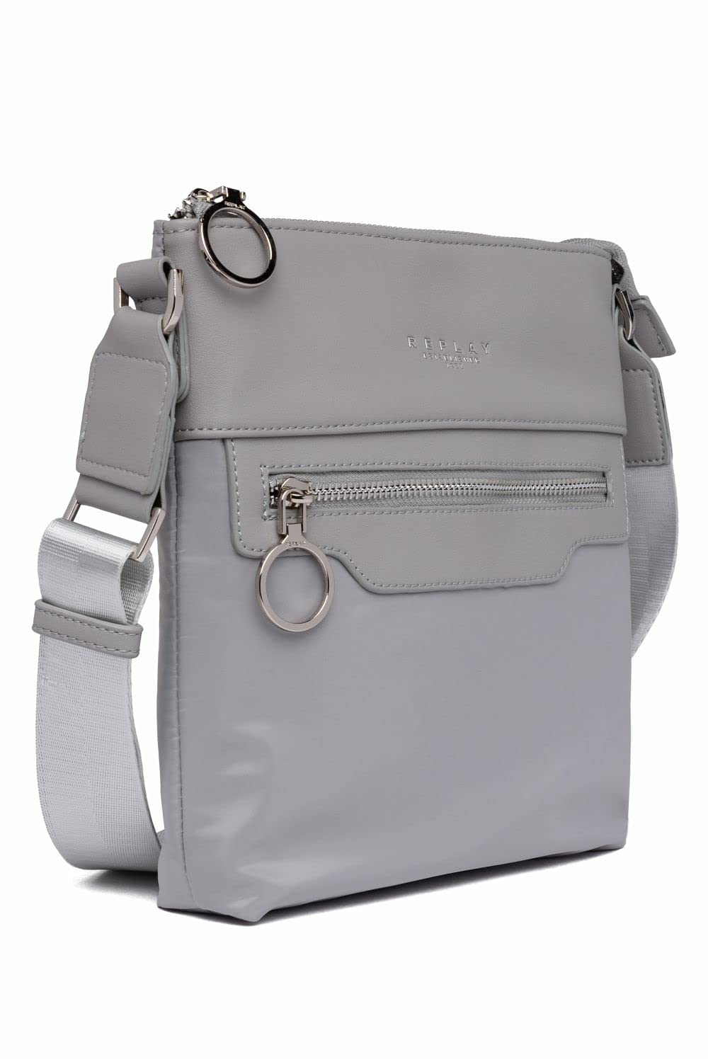 Replay Damen Fw3287.000.a0441a Schultertasche 015 Ash Grey, 015 Ash Grey