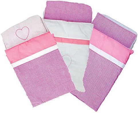Woet New Classic Toys – 0746 – Zubehör für Puppe – Einem für Kinderwagen – Weiss/Rosa