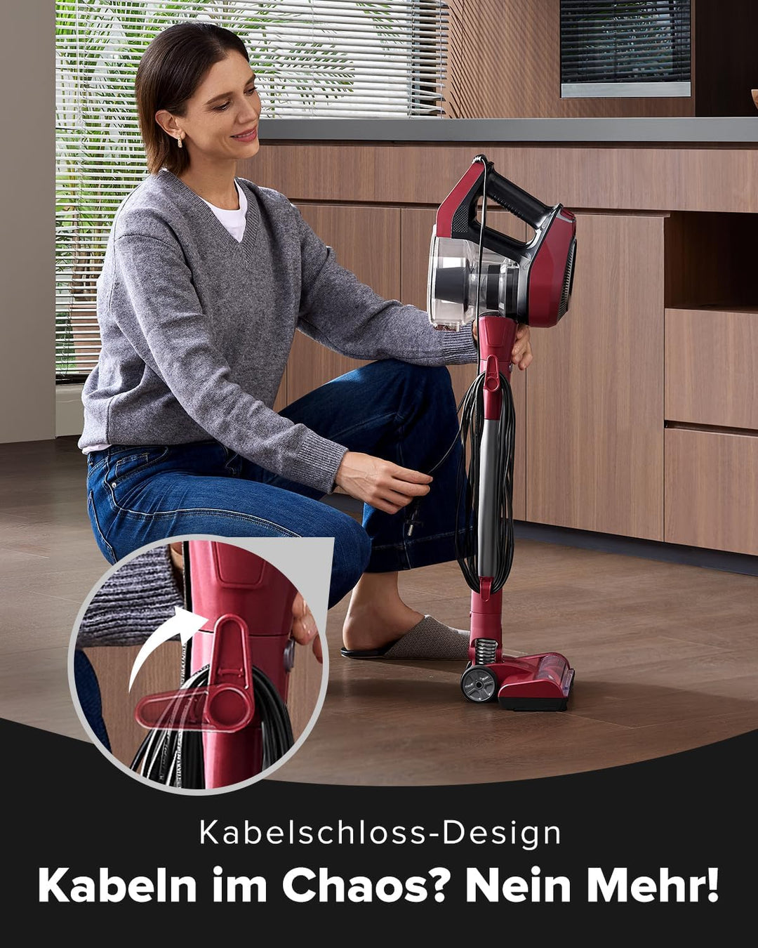 Vexilar C8 6-in-1 Staubsauger, 60KPa Staubsauger mit Kabel, 600W Vacuum Cleaner, 7M Handstaubsauger,