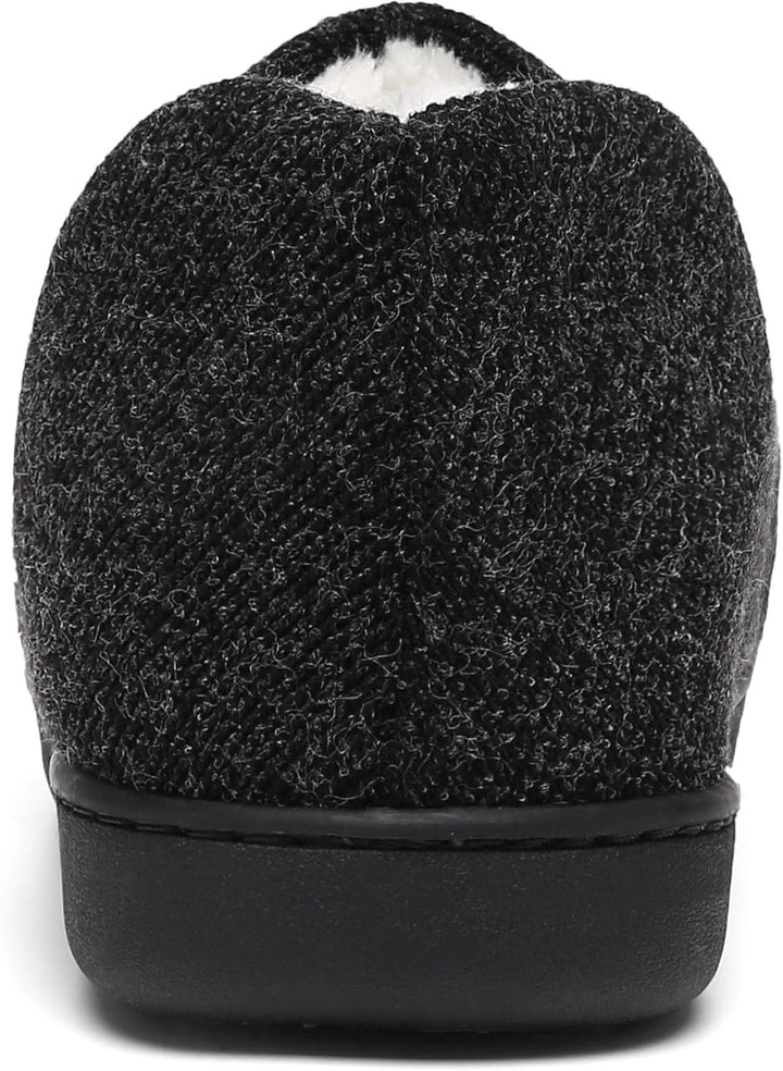Mishansha Herren Winter Warme Hausschuhe Memory Foam Plüsch Pantoffeln,Gr.39-48, 39 EU