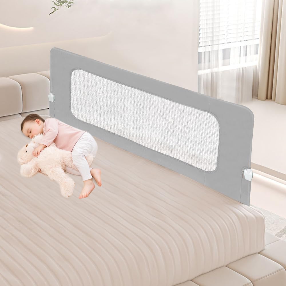Babybettgitter Kinderbett Kinderbettschutzgitter Bettgitter Bettschutzgitter für Kleinkinder Kinderb