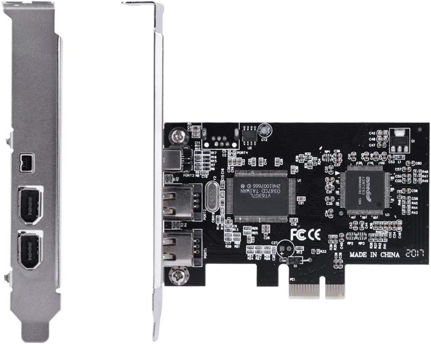 ASHATA PCI Express Karte,IEEE 1394b PCIe Firewire Karte PCI-E PCI Express FireWire Controller Karte