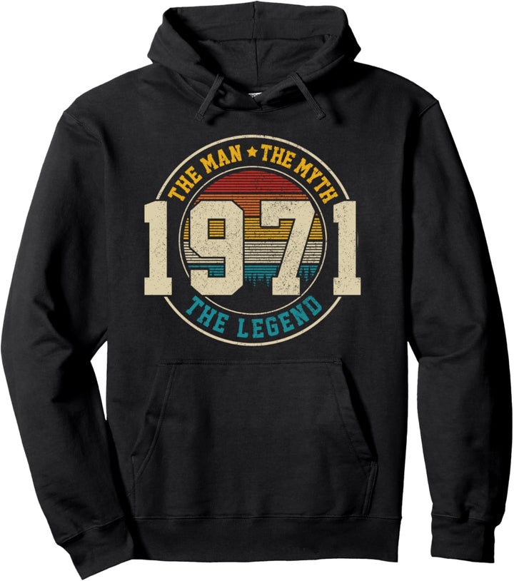 50. Geburtstag Geschenk 50 Jahre Lustig Vintage 1971 Pullover Hoodie