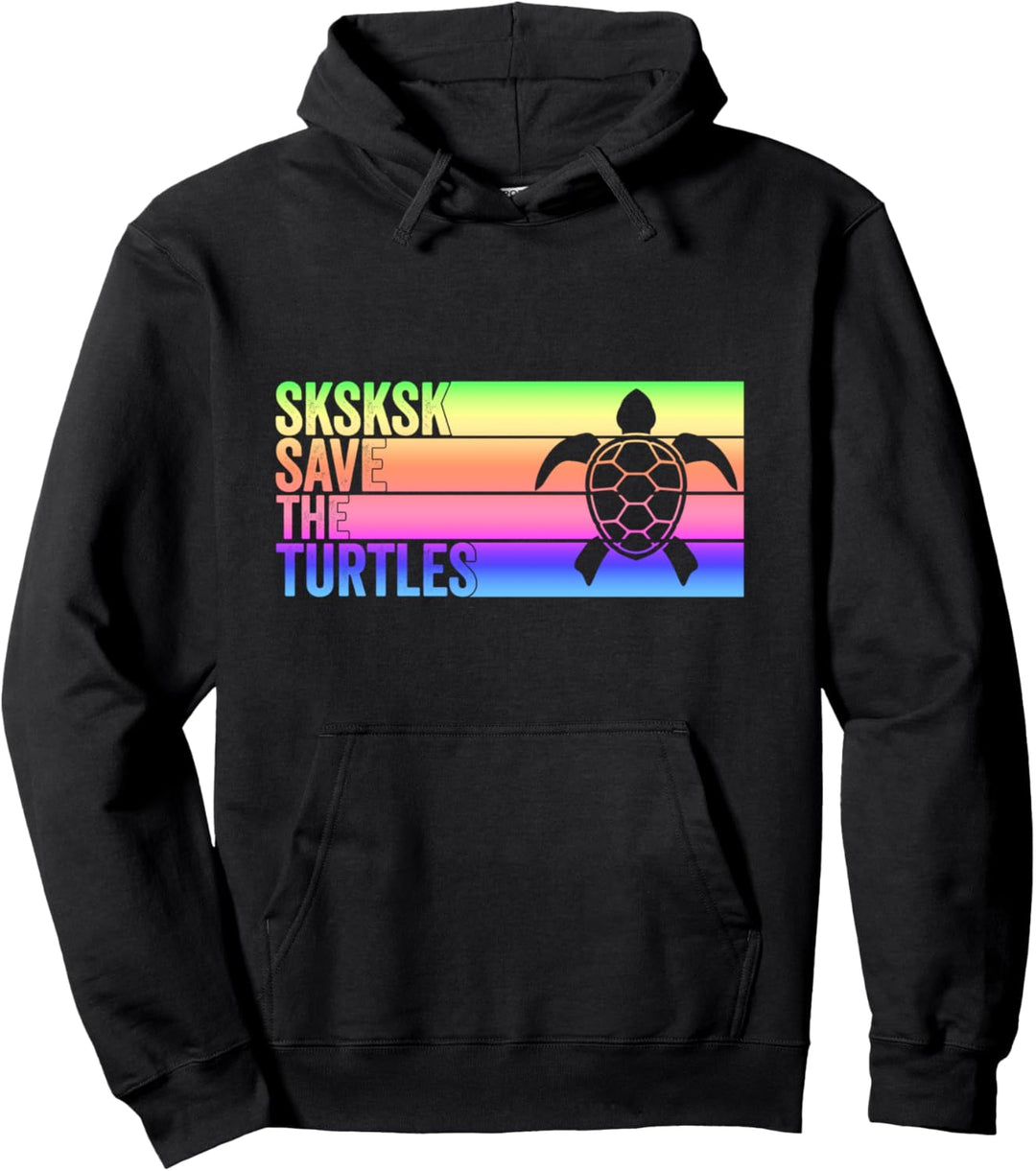 Save The Turtles Pullover Hoodie