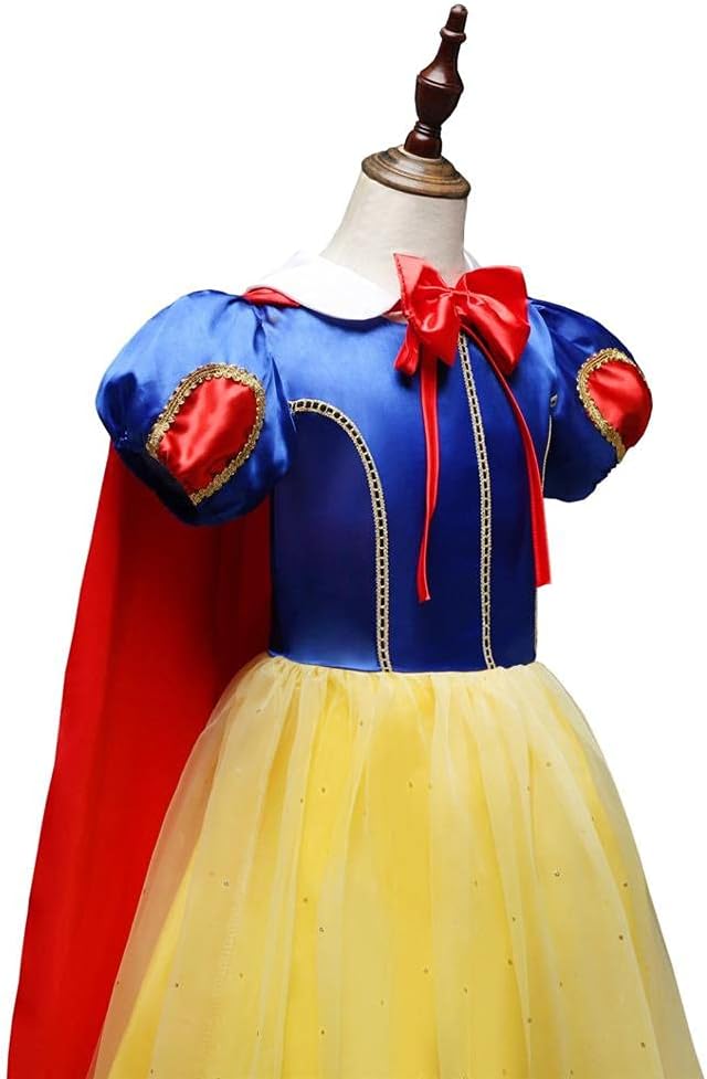 Lito Angels Prinzessin Schneewittchen Prächtiges Kostüm Kleid für Kinder Mädchen (12 Monate bis 12 J