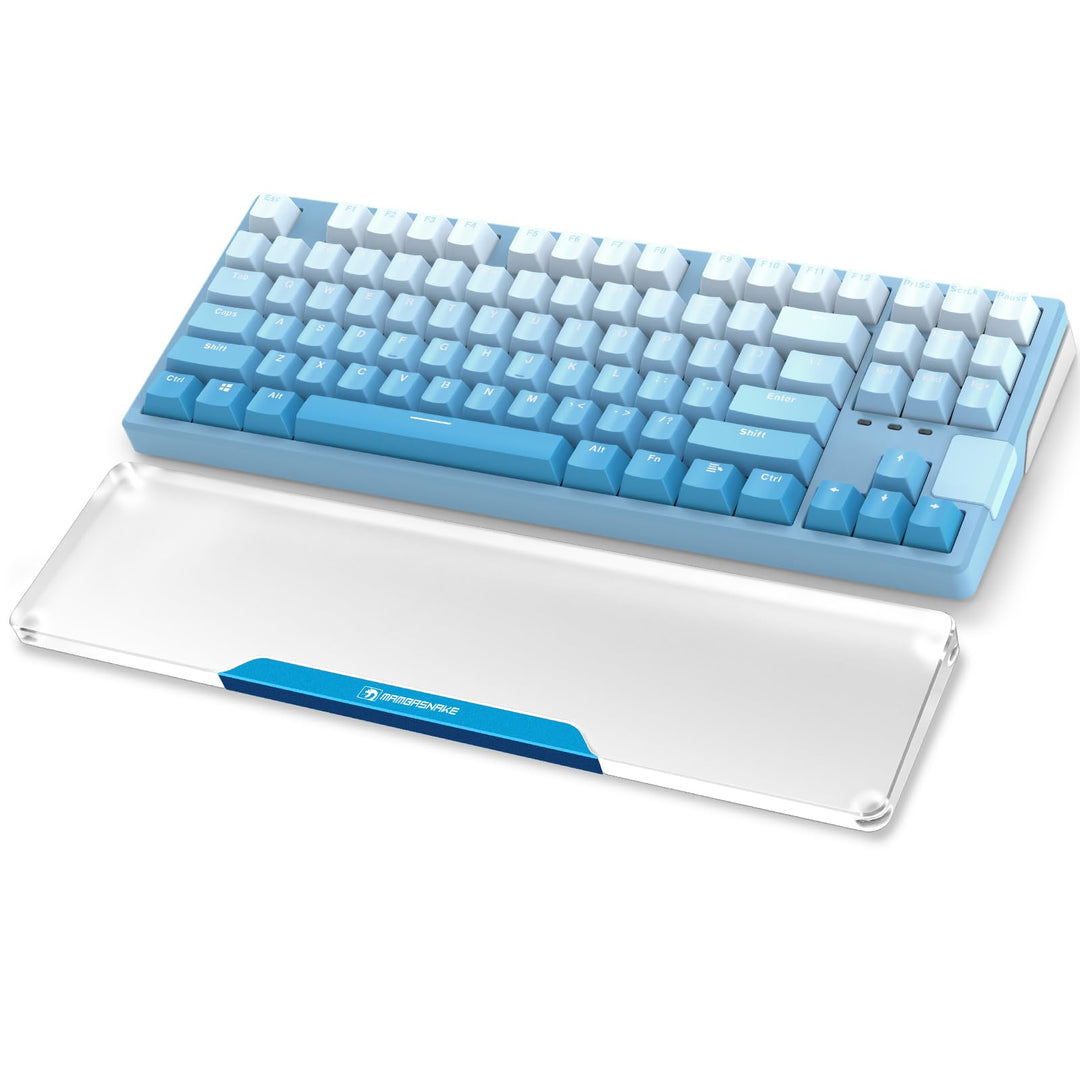 MAMBASNAKE Handgelenkauflage für Tastatur, Tastaturpad aus Acryl für TKL 80% Tastatur - Ergonomic Wr