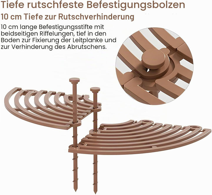 Blumentopfschutz, 2 Pcs Grosses Schneidbare Blumentopfgitter mit Tiefen Pfählen,Blumentopf-Abdeckung