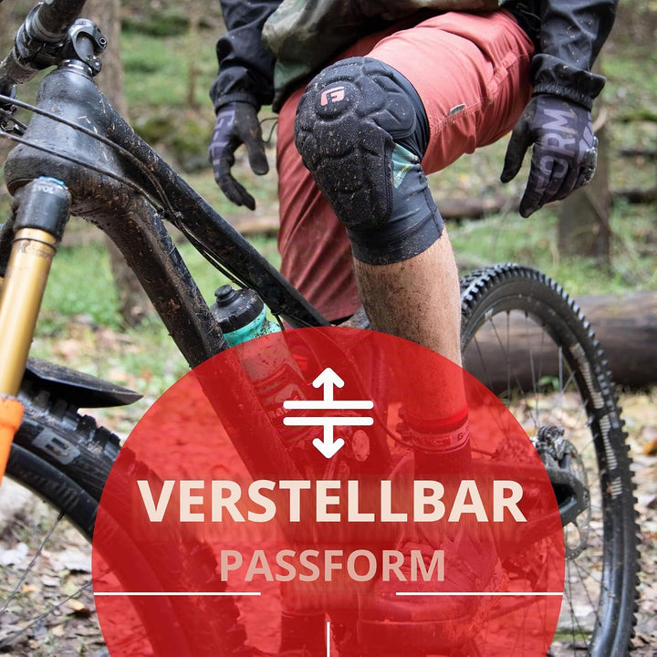 G-Form Pro-Rugged Knieschoner - Taktische Knieschoner & Kniestütze - Schwarz, XS für Erwachsene Adul