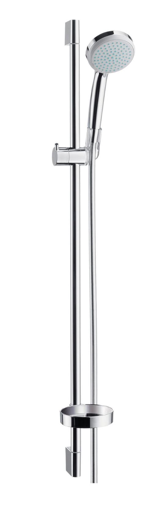hansgrohe Croma 100 Duschset 0,90m, 4 Strahlarten, Chrom Chrom 0,90m Set 4 Strahlarten, Chrom 0,90m