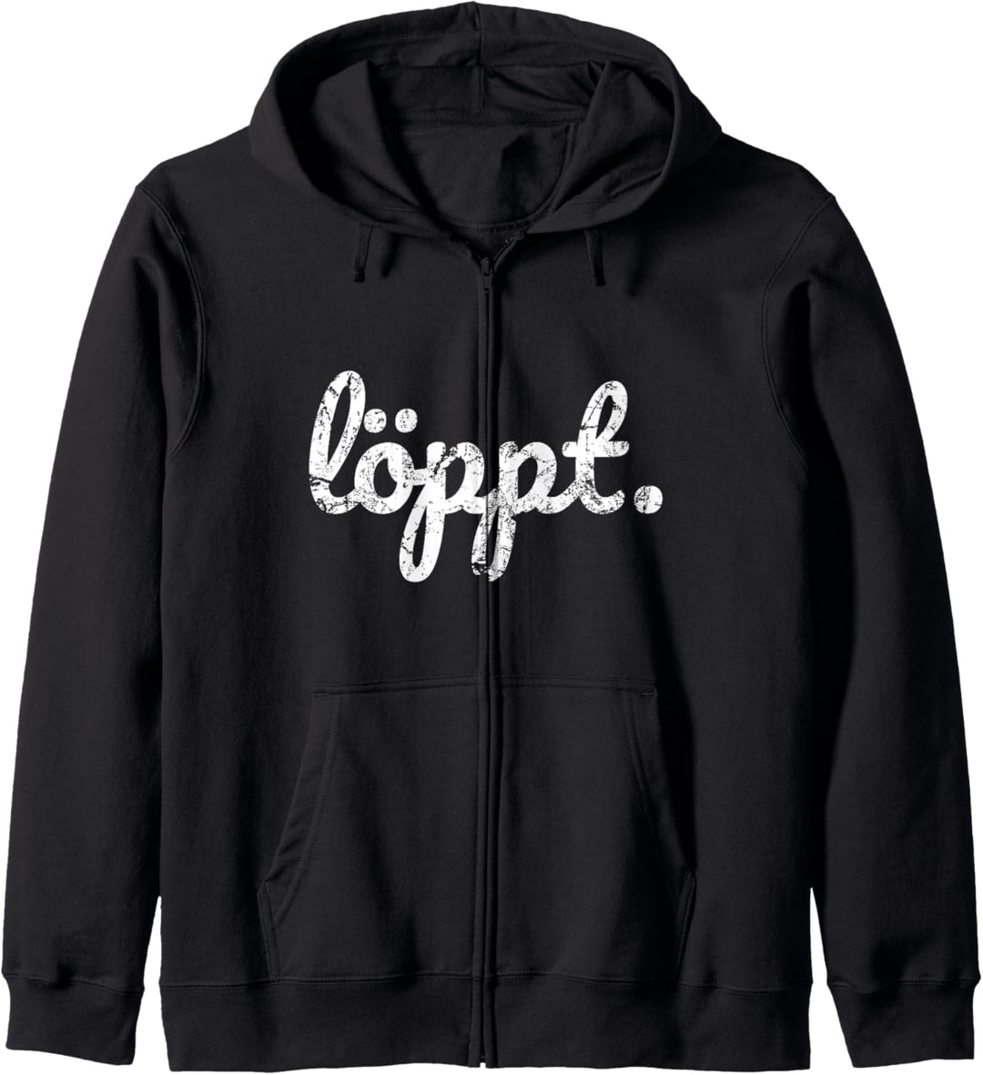 Löppt plattdeutsch schnacken norddeutsch Norddeutschland Kapuzenjacke