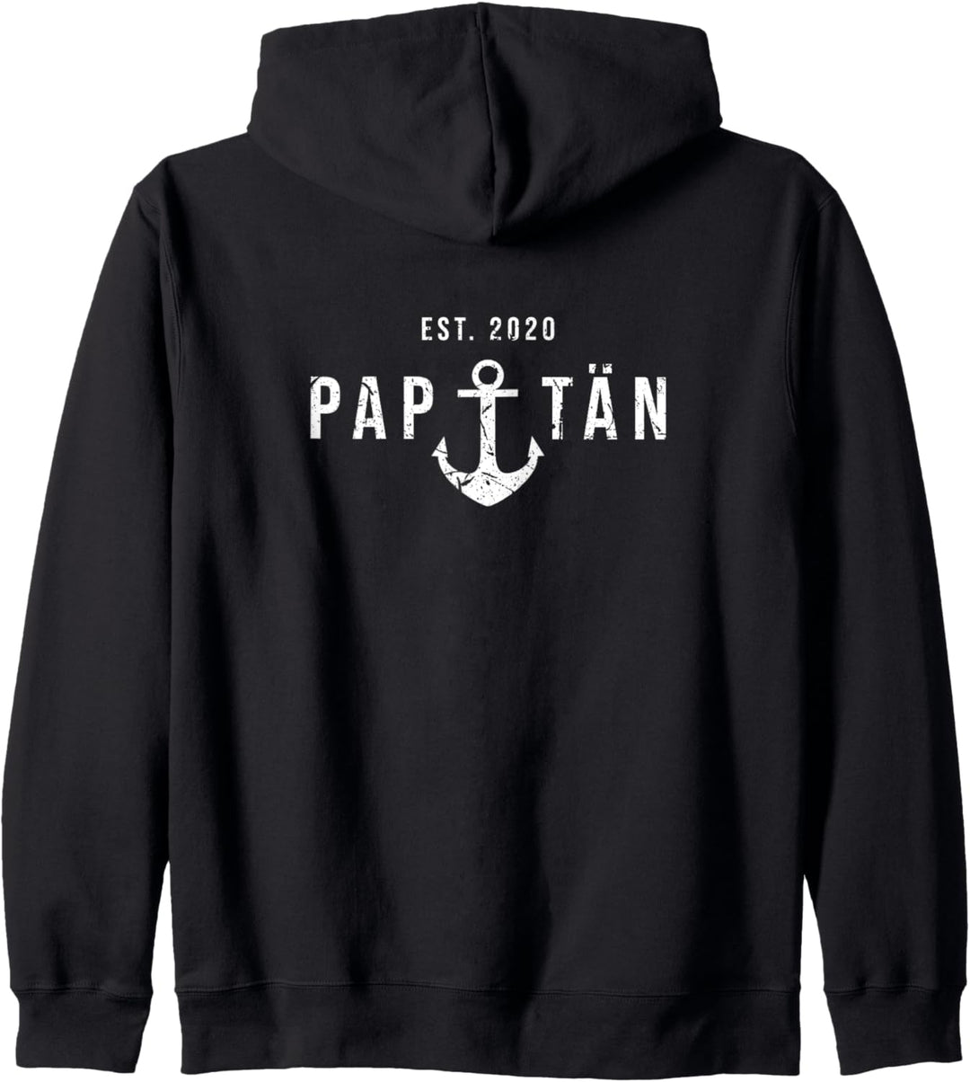 PAPITÄN EST 2020 - Fun Vatertag Vater Papa Dad Daddy Kapuzenjacke