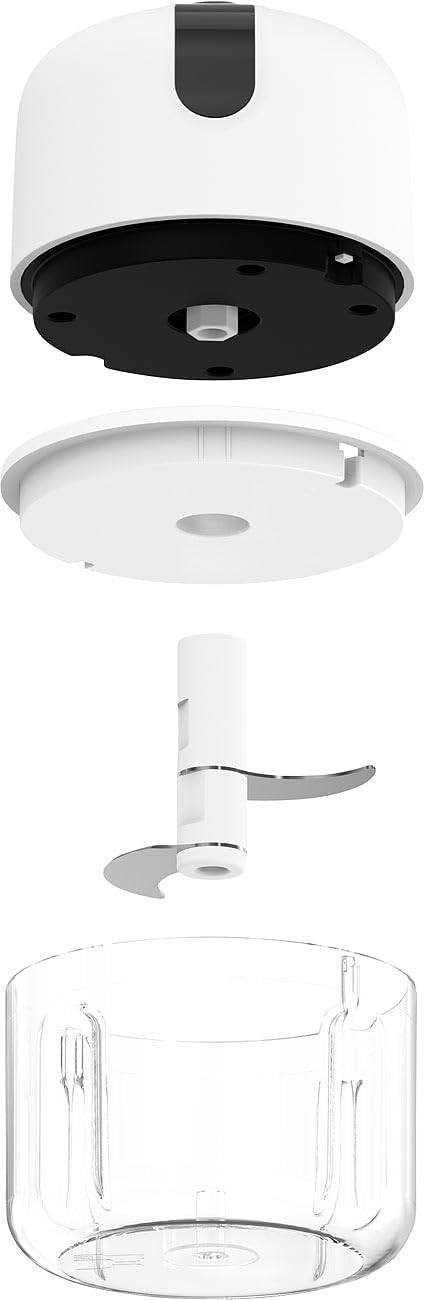 Rosenstein & Söhne Multizerkleinerer: Kompakter Akku-Zerkleinerer & Mini-Mixer, USB, 200 ml, 1.200 m